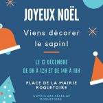 Viens décorer le sapin de Noël